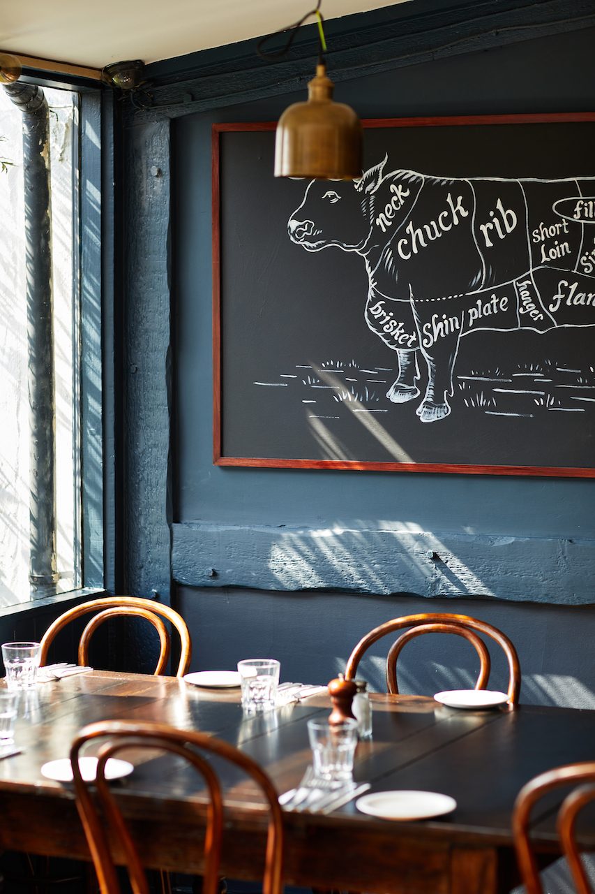 The Green Dragon bar detail