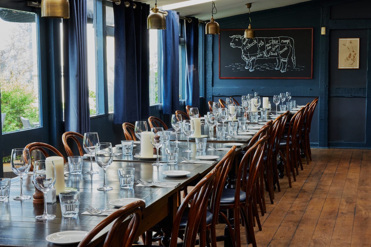 Upstairs private dining room